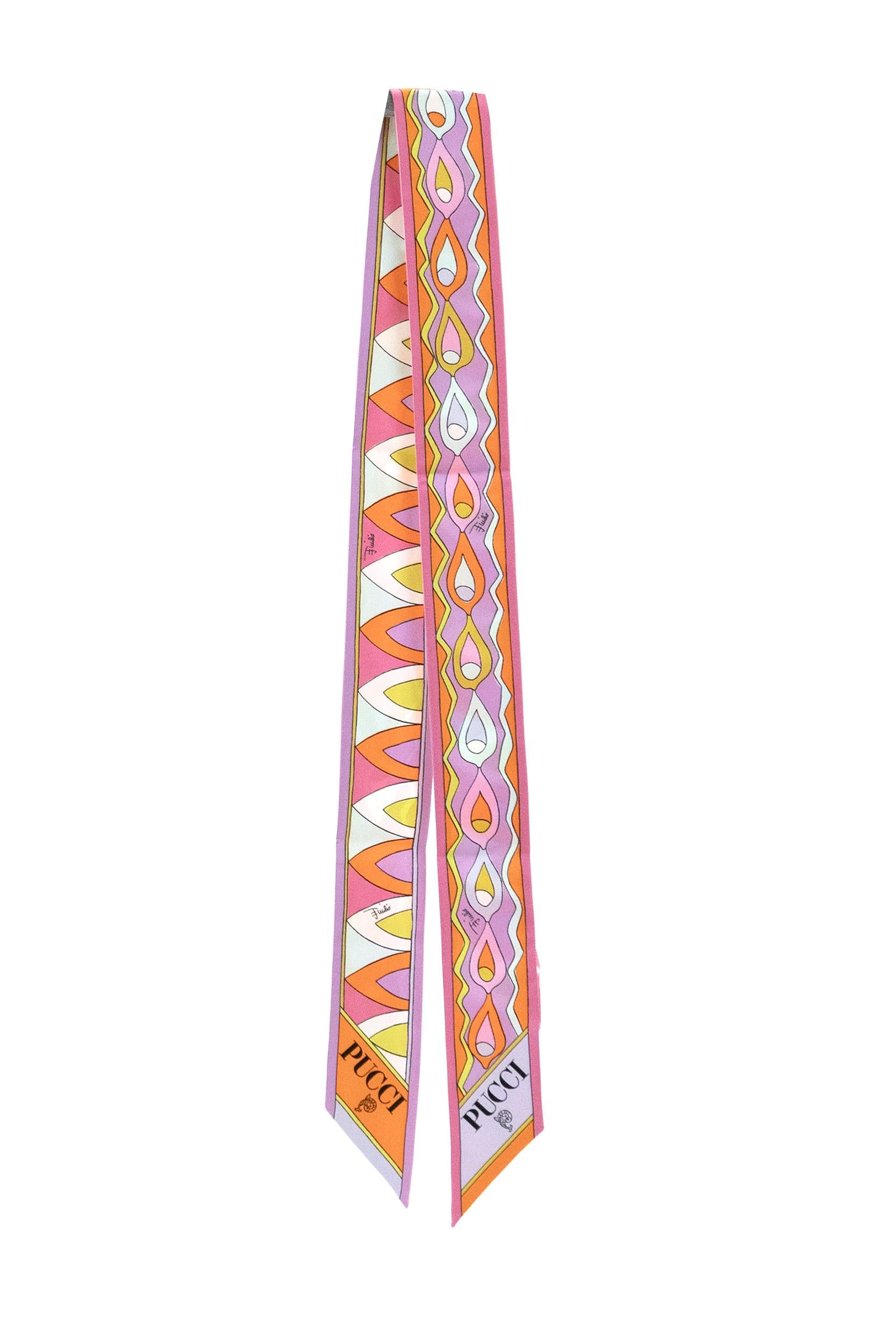 Foulard in seta con stampa multicolore<BR/> 6HGB21 6HC04 2 EMILIO PUCCI 