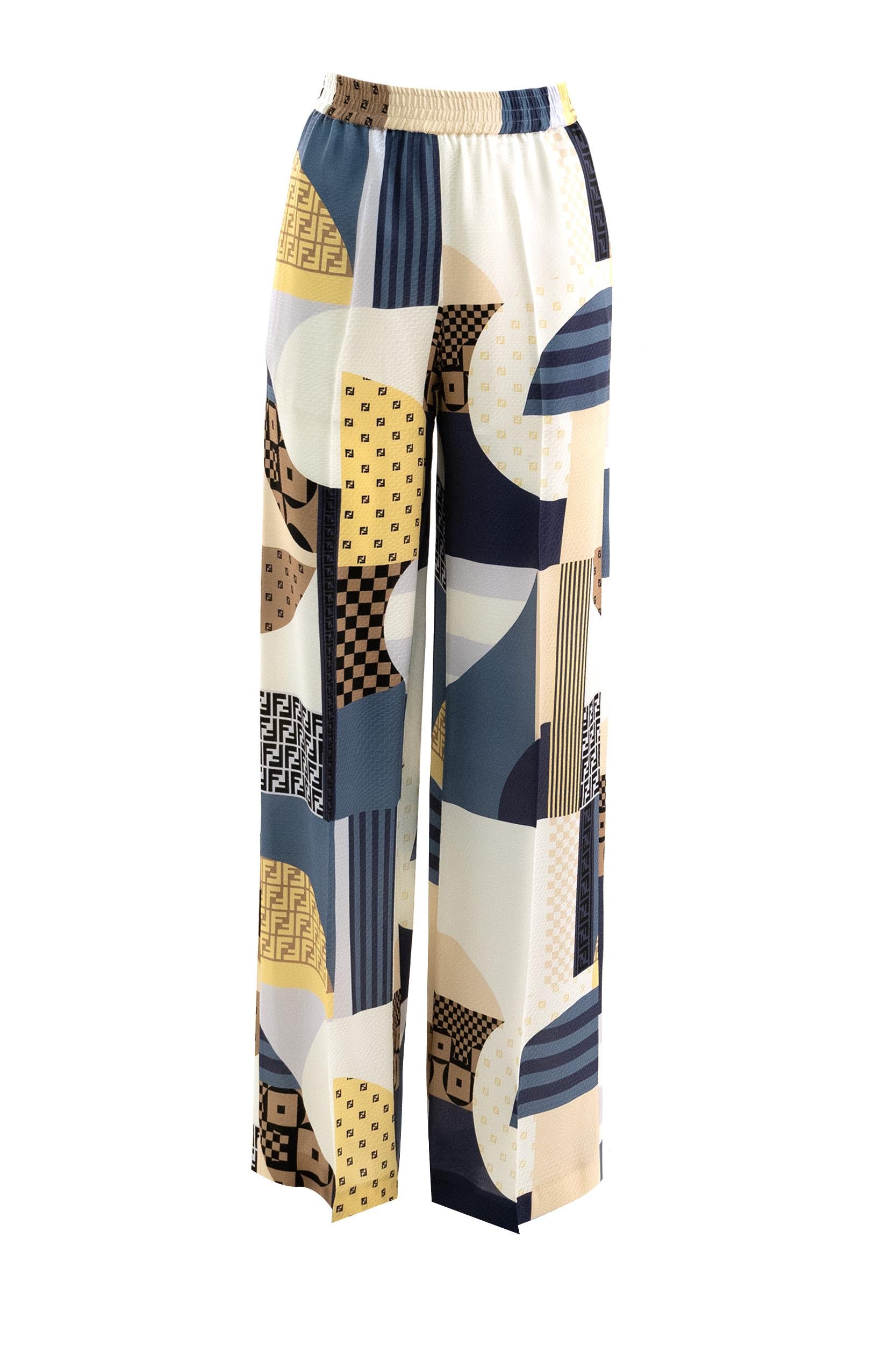 Pantaloni<BR/> FR6494 AUQM F1SAT FENDI 