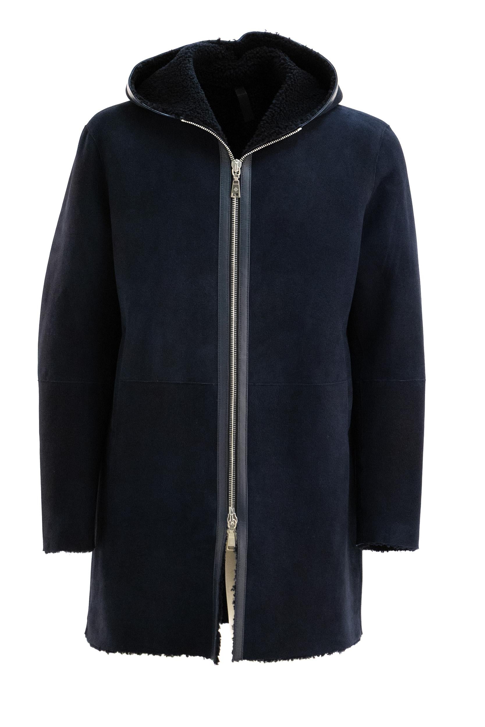Montone con Cappuccio Blu<BR/> WILSON CHI25-09 BLU TAGLIATORE 