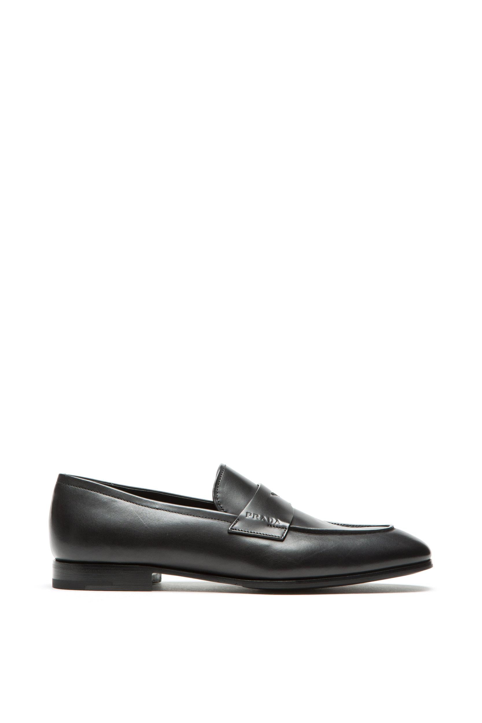 Prada 2DB185 248F0002 mocassini in pelle<BR/> 2DB185 248 F0002 PRADA 