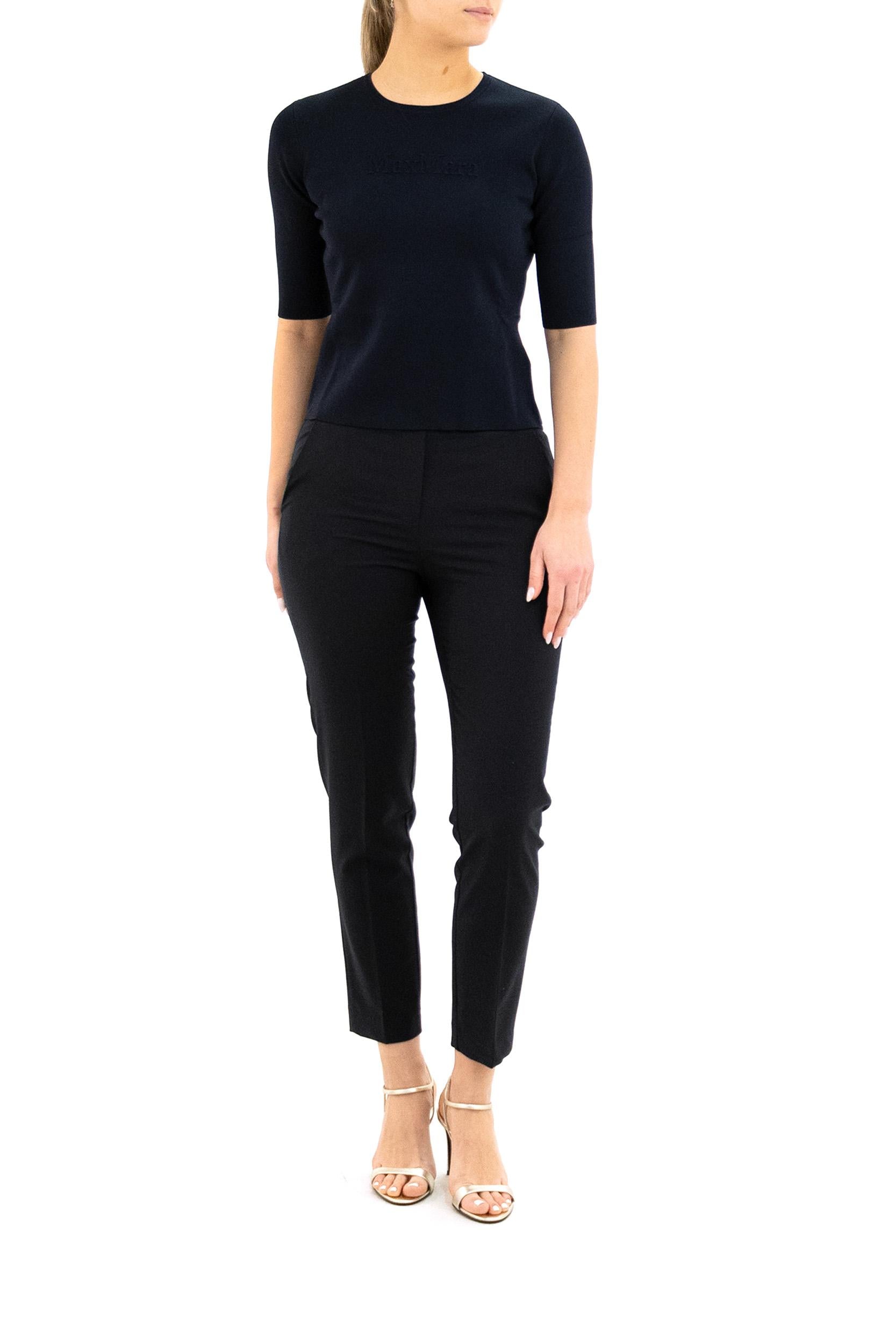 Pantaloni in lana di colore blu<BR/> KP305ST4037 790 KILTIE 