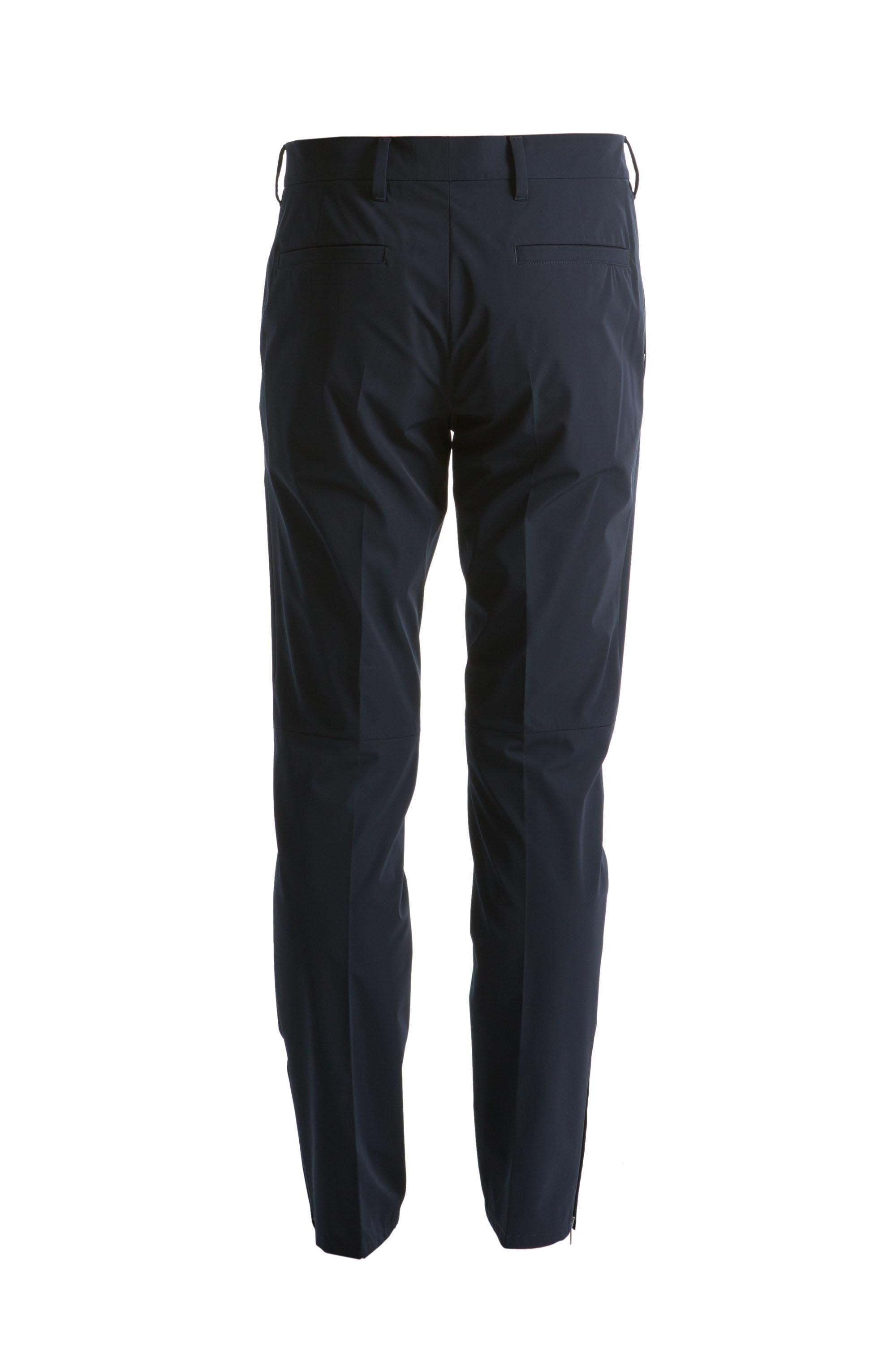 Pantaloni blu in tessuto tecnico<BR/> SPY51 S 1KJW F0124 PRADA 