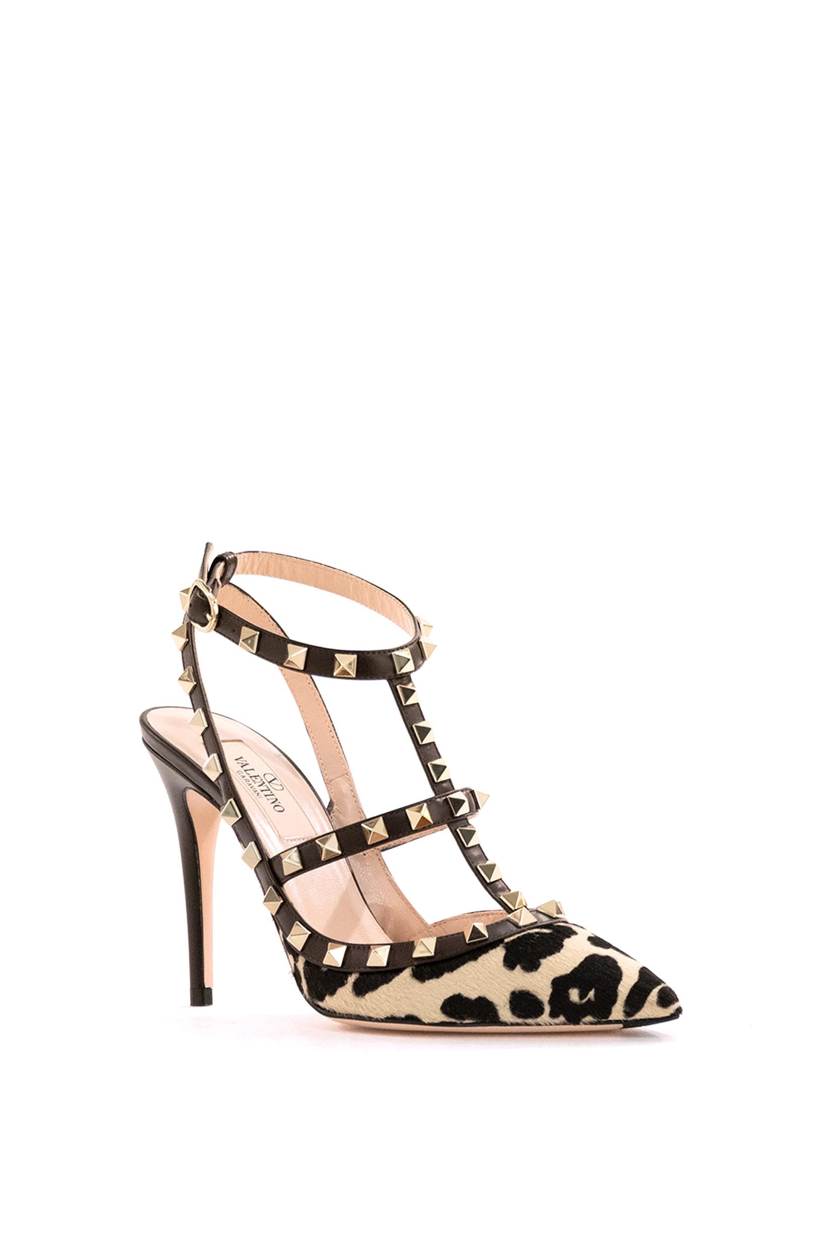 Décolleté Rockstud Animalier<BR/> 7W2S0393AMX BNB VALENTINO GARAVANI 